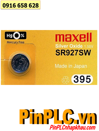 Maxell SR927SW _Pin 395; Pin đồng hồ 1.55v Silver Oxide Maxell SR927SW _Pin 395
